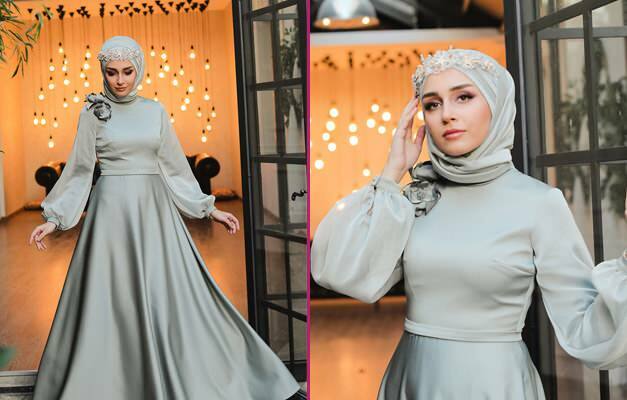 Najstilnije večernje haljine za večeri kane! Večernja haljina hidžaba 2020