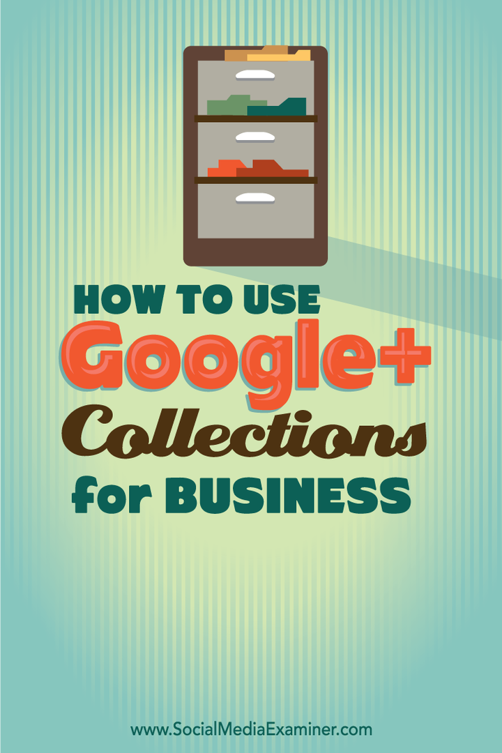 kako koristiti google + kolekcije