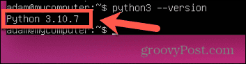 verzija ubuntu python