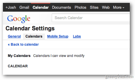 Postavke Google kalendara