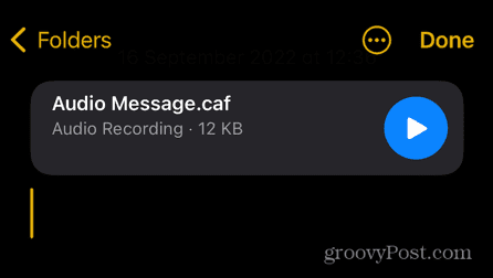 iphone spremljena poruka