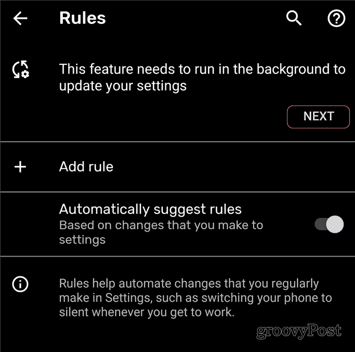 Pozadina Android pravila