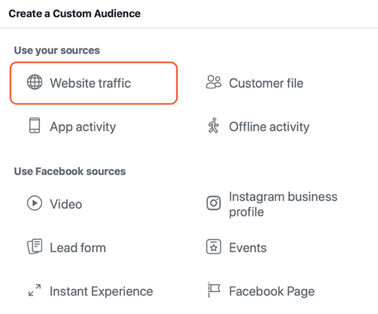 Kako stvoriti Facebook oglase za doseg, primjer postavljanja publike za promet na web mjestu za oglase