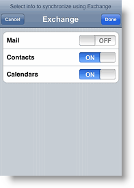 Apple iPhone i iPod Touch onemogući sinkronizaciju pošte s ActiveSync razmjenom