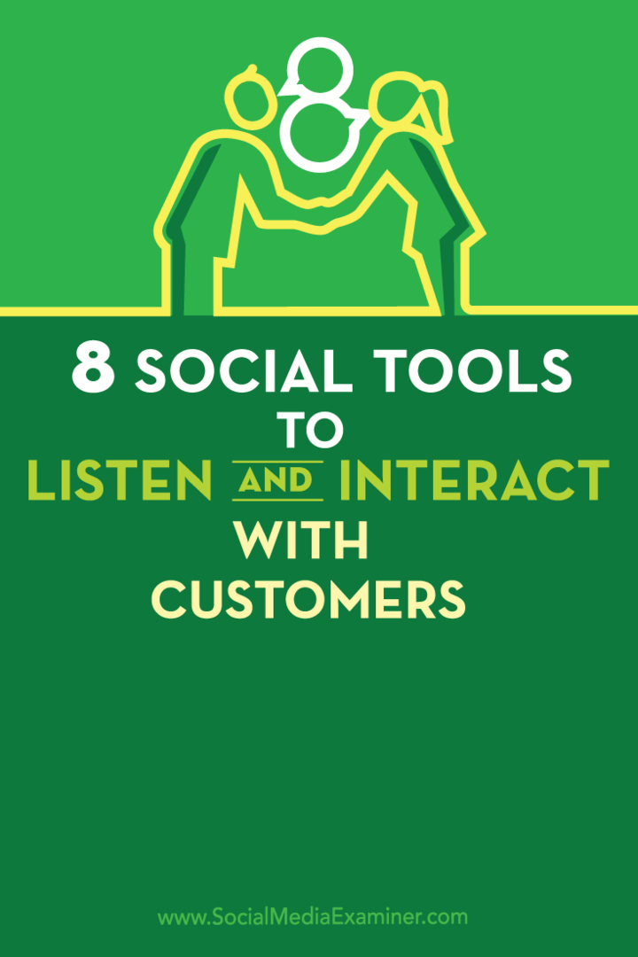 8 društvenih alata za slušanje i interakciju s kupcima: Ispitivač društvenih medija