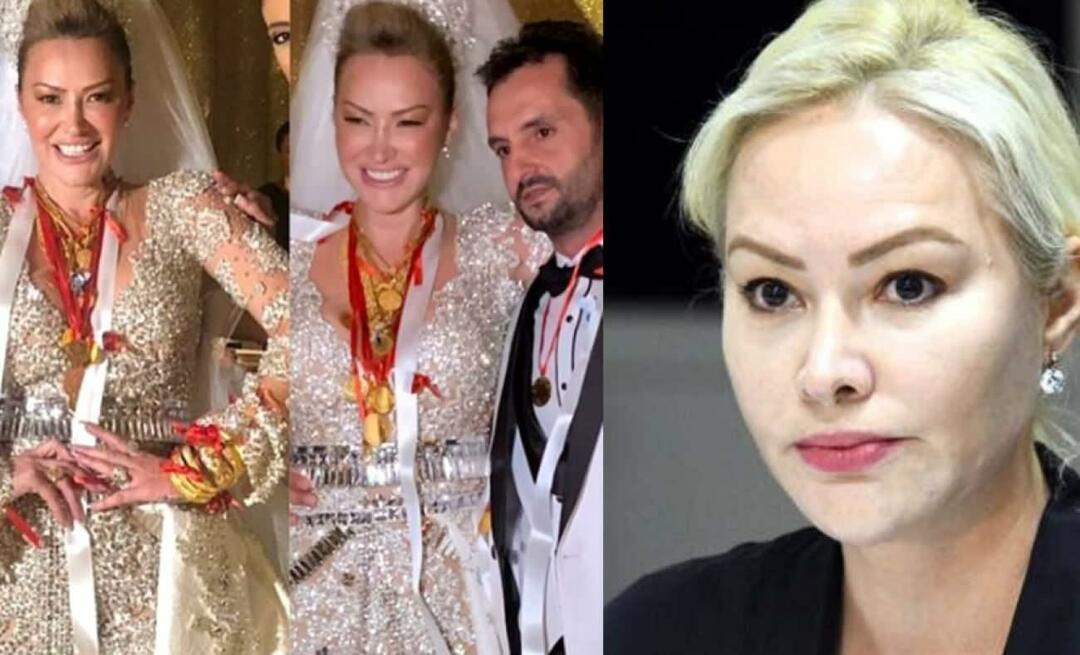 Na svadbi je nosio kilograme zlata! Aylin Coşkun: Ceremonija dodjele nakita dolazi k meni u predgrađe