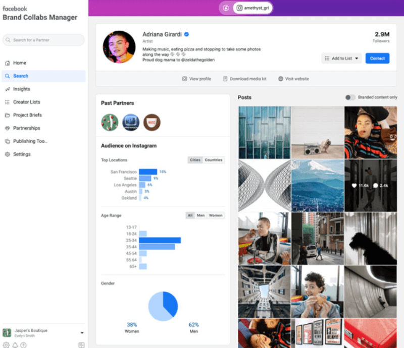 Instagram Brand Collab Manager i Pinterest Trends Tool: Ispitivač društvenih medija