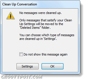 Outlook 2010 nema e-pošte za čišćenje