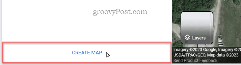 opcija izrade karte google maps