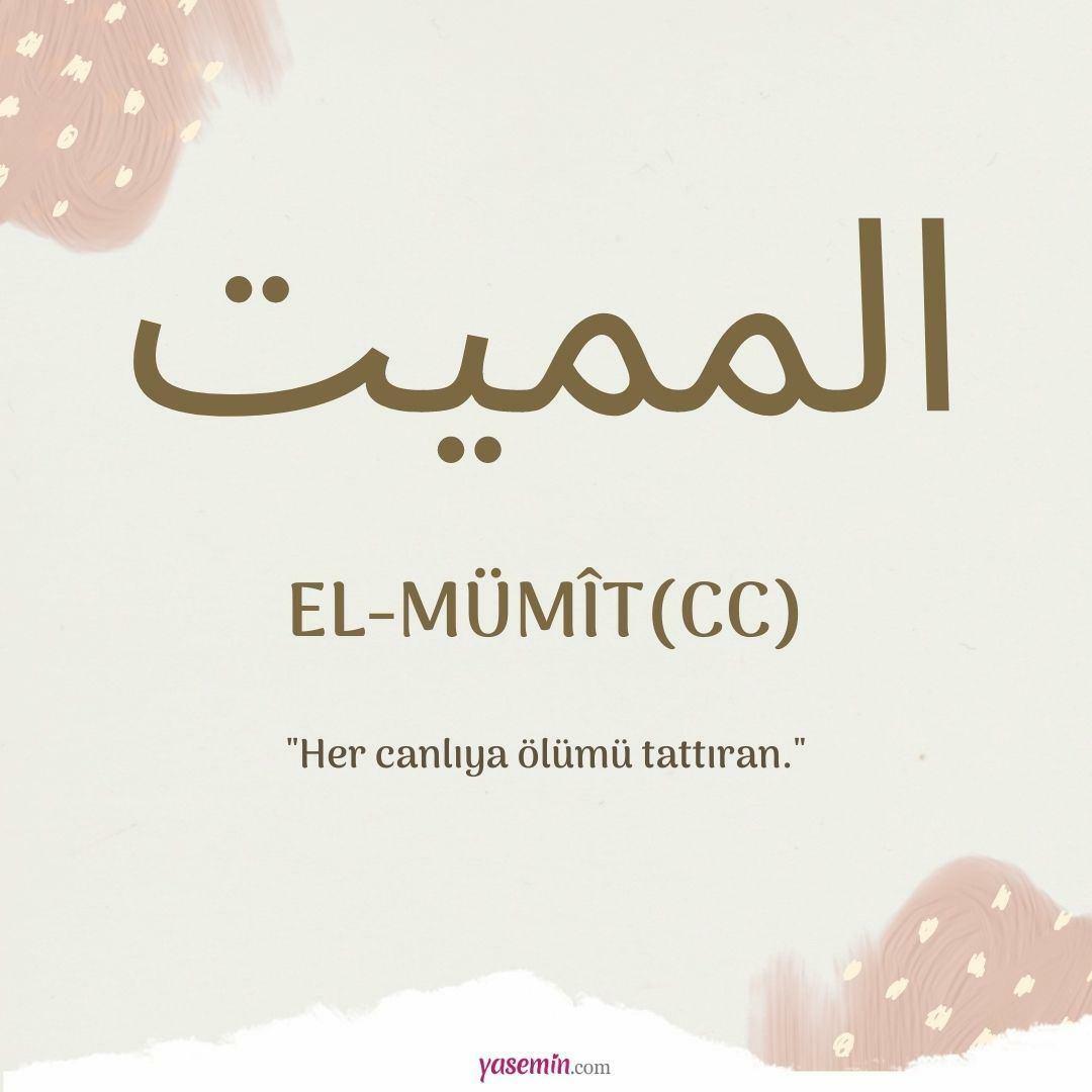 Što znači al-Mumit (c.c)?