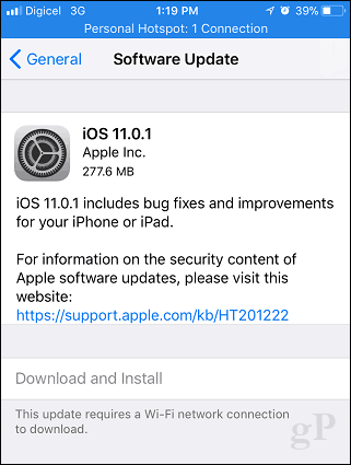 Objavljen Apple iOS 11.0.1 i sada biste ga trebali nadograditi
