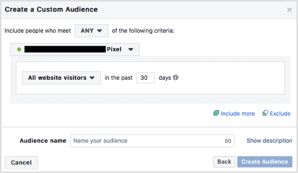 Facebook kreira prilagođenu publiku web stranice