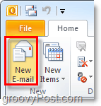 Napravite novu poruku e-pošte u programu Outlook 2010