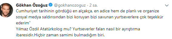 Oštre kritike od Gökhana Özoğuza do skupe knjige Yılmaza Özdila!