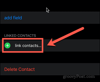povezivati ​​kontakte na iPhoneu