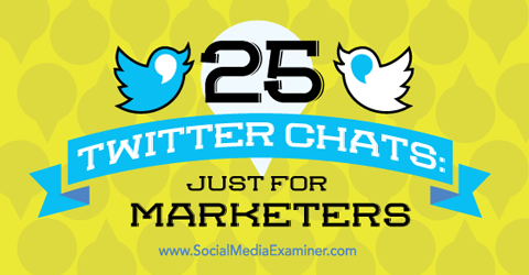 25 twitter chatova za marketere