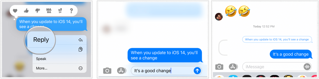 Inline poruke s iOS-om 14