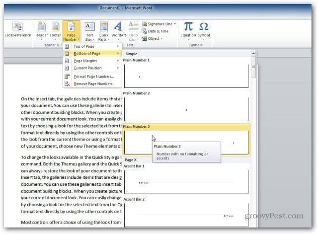 Kako dodati brojeve stranica Microsoft Word dokumentima