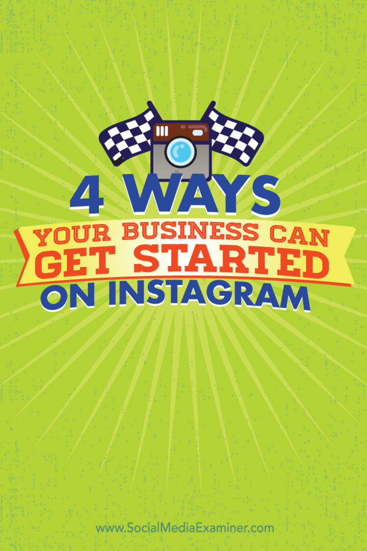4 načina na koje vaše poslovanje može započeti na Instagramu: Ispitivač društvenih medija