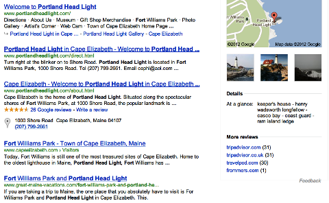 google seo portland prednja svjetla