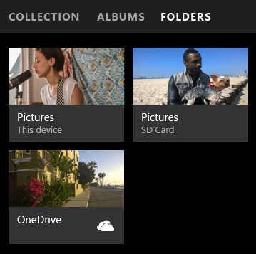 fotografije aplikacije Windows 10 mobile