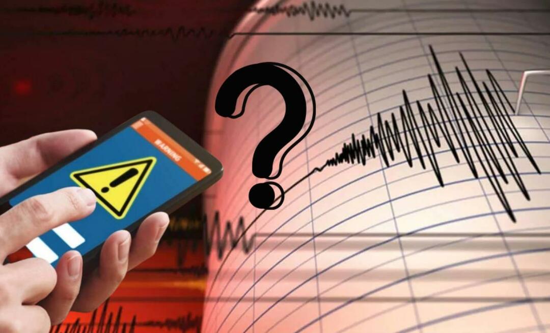 Kako uključiti sustav upozorenja na potres? Kako uključiti IOS upozorenje o potresu? Android upozorenje o potresu