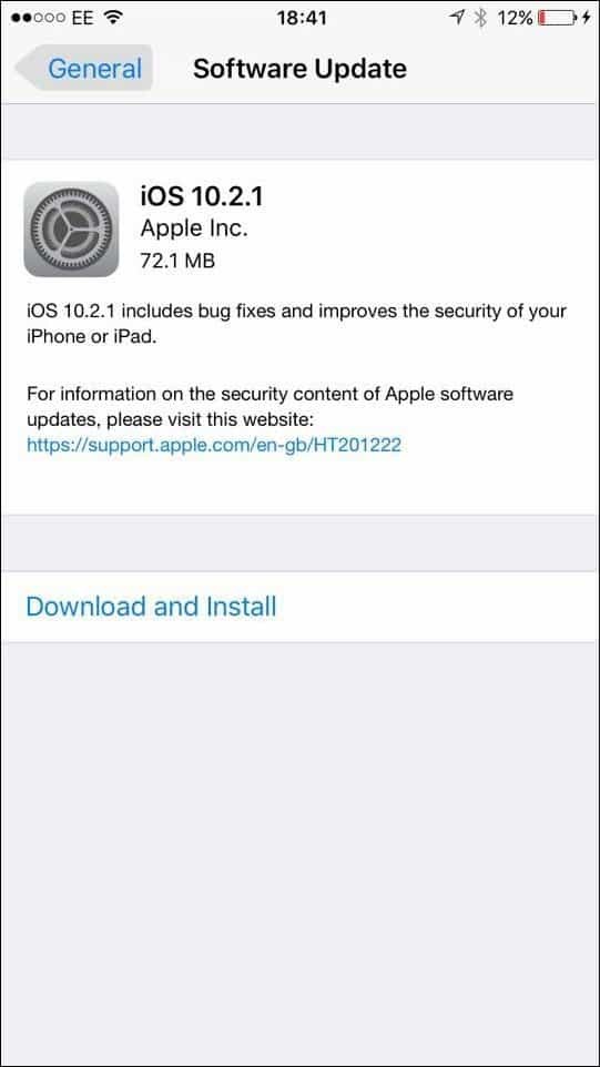 Apple iOS 10.2.1 - Treba li nadograditi i što je uključeno?