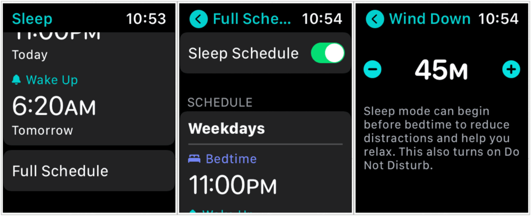 Aplikacija za spavanje Apple Watch