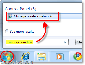upravljanje bežičnim mrežama u sustavu Windows 7