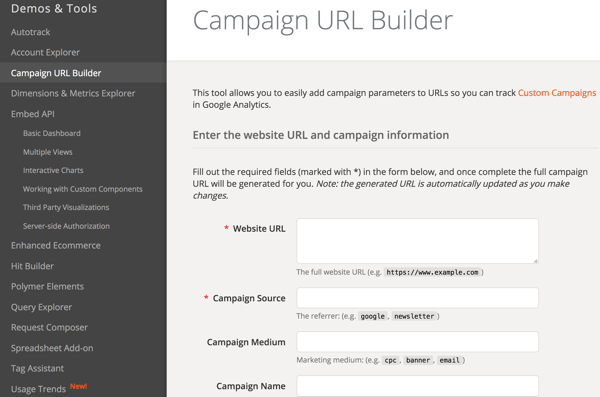 URL-ovima dodajte UTM parametre kako biste mogli pratiti svoje kampanje utjecaja u Google Analyticsu.