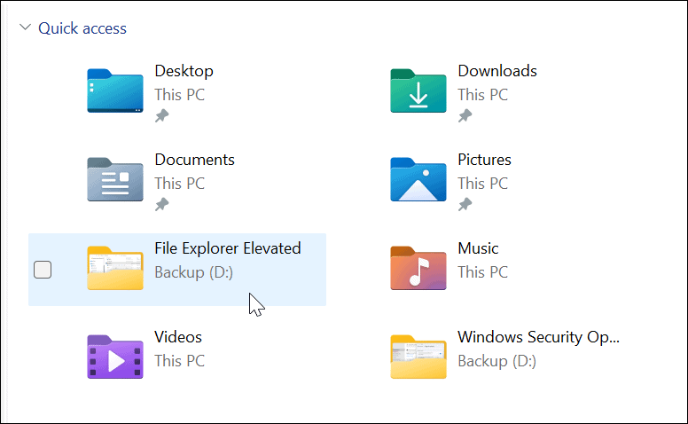 pokrenite Windows 11 File Explorer kao administrator