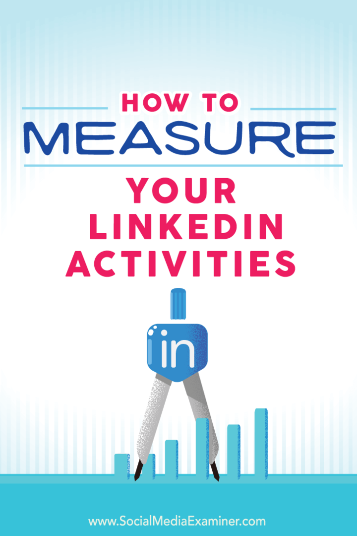 Kako izmjeriti svoje LinkedIn aktivnosti: Ispitivač društvenih medija
