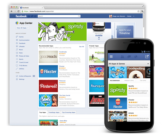 Facebook teži prema korisnicima mobilnih uređaja s novim aplikacijskim centrom