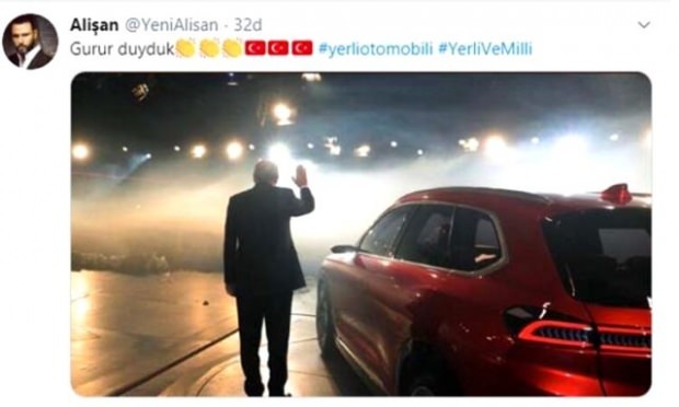 Dijeljenje domaćih automobila predsjednika Erdogana uzdrmalo je društvene medije! Povećanje broja sljedbenika ...