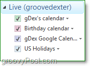 uvoz google kalendara u Windows Live