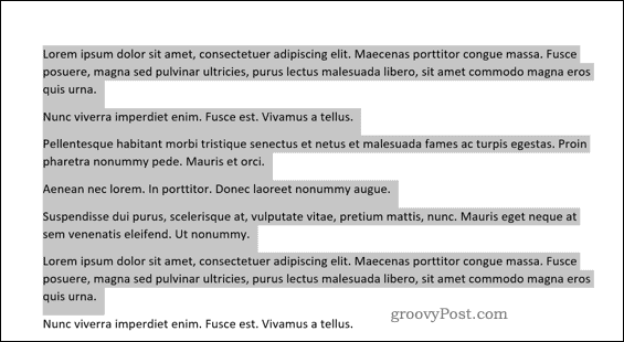 Isticanje teksta u programu Word