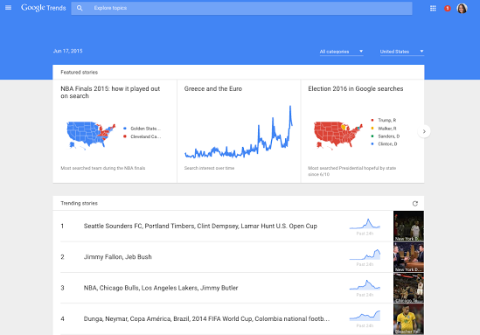 Google trendovi dobivaju redizajn