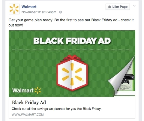 walmart facebook ažuriranje