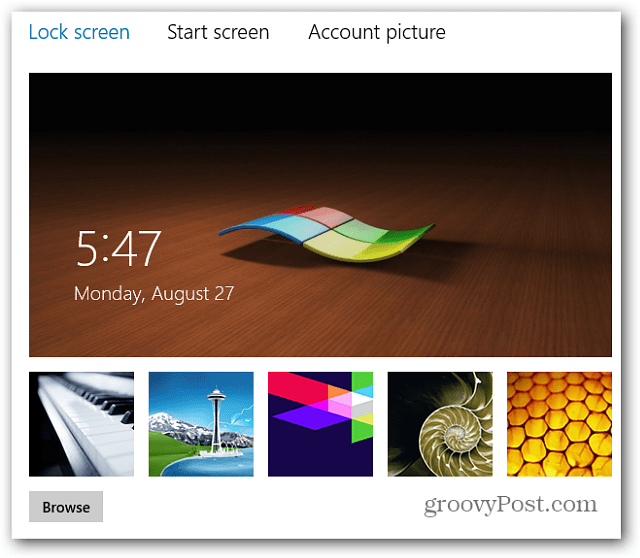 Kako prilagoditi zaključani zaslon sustava Windows 8