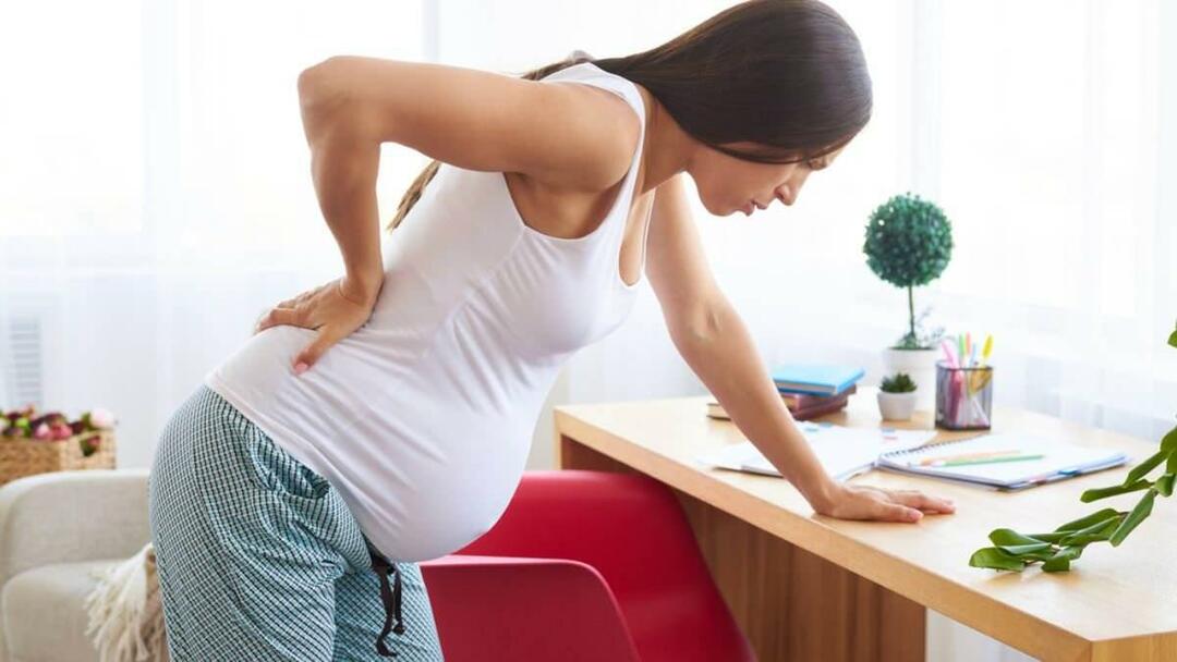 bol u leđima tijekom trudnoće