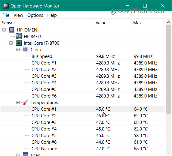 Provjerite temperaturu procesora u sustavu Windows 11