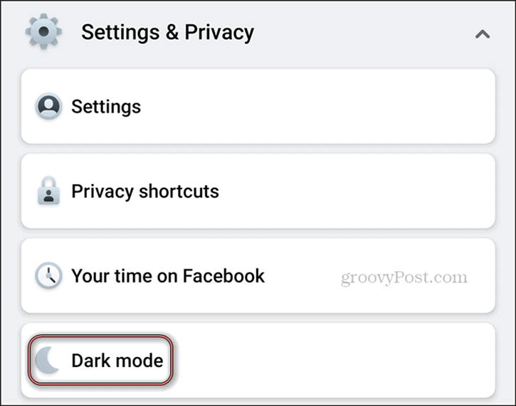 Facebook Dark Mode Postavke Androida Privatnost Dark Mode