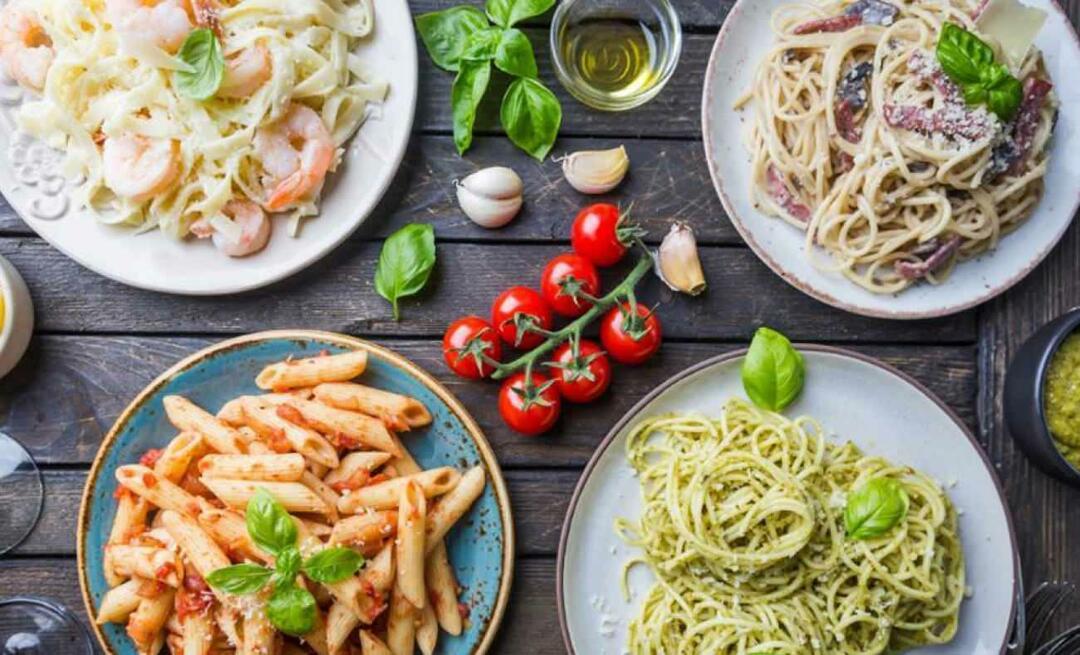 Najrazličitiji recepti za tjesteninu! 4 vrste recepta za tjesteninu za nacionalni dan tjestenine