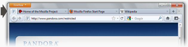 Firefox nove kartice