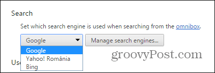 Davatelj Chrome pretraživanja