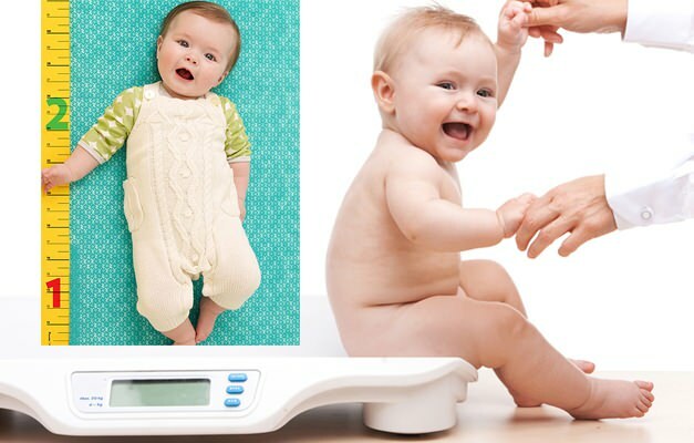 Kako izmjeriti visinu i težinu bebe