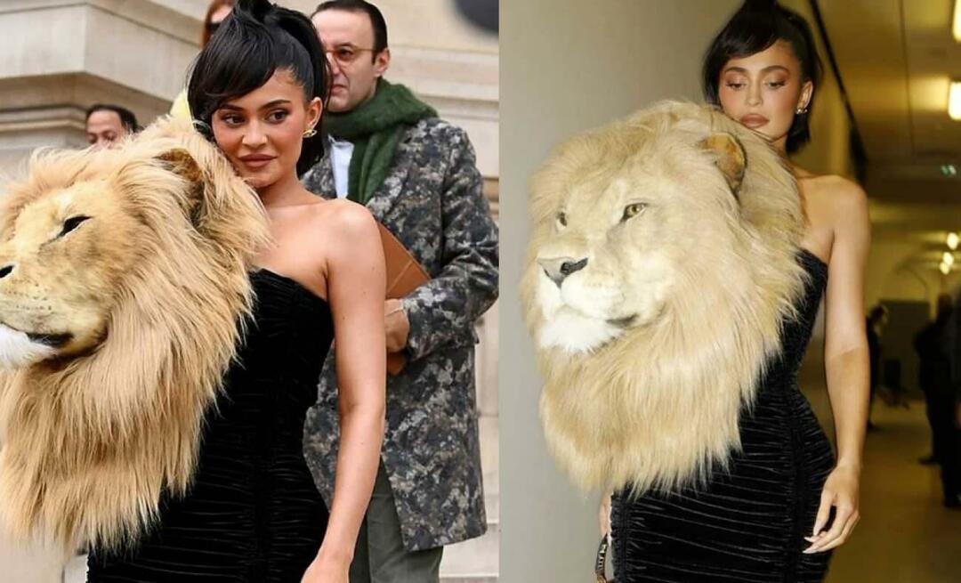 Haljina s lavljom glavom Kylie Jenner ostavila je otvorenih usta! Oni koji su ga vidjeli mislili su da je pravi