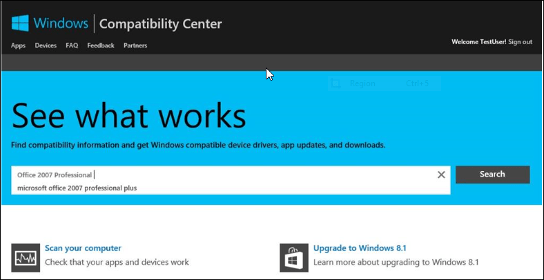 Microsoft je ubio svoju web lokaciju za kompatibilnost sa sustavom Windows