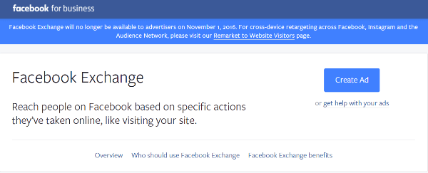 zatvaranje razmjene facebook oglasa