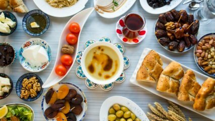 Kako je jelovnik sahur i iftar koji ne nosi težinu? Prijedlozi prehrambenih ramazana ...